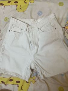 White Weekday Shorts