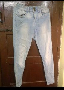 Light Wash Denim Jeans