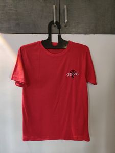 Red Colour T-shirt For Boys