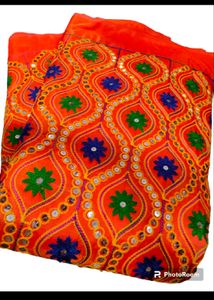 Fulkari Embroidered 2 Meter Material
