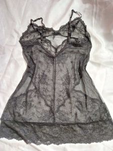 Lace Babydoll Slip Dress