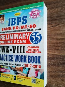 IBPS Bank PO/MT/SO  Kiran Publication Book