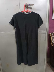 Cute Black T-Shirt Dress