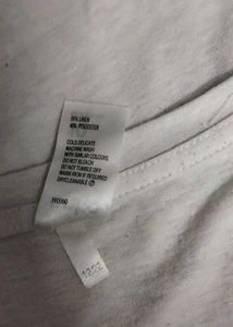 Off White V-Neck T-Shirt