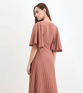 Pleated Maxi Dress