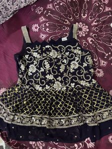 Very Beautiful Purple Sharara Set