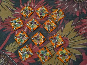 Handmade Craft Square Patches