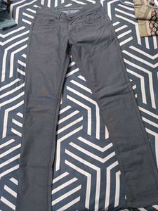 Stylish Gray Denim Jeans