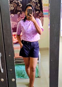 🎀Levender Cotton Top