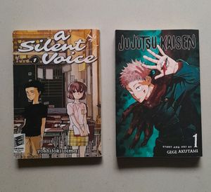 JJK OG VOL 1 + A SILENT VOICE MANGA