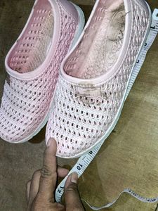 Pink colour girls shoes