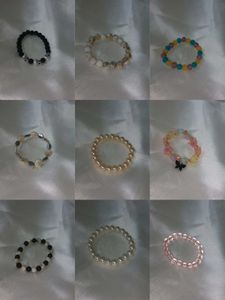 Pearl Bracelets Set Of 10