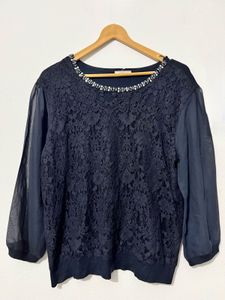 Black Lace Top