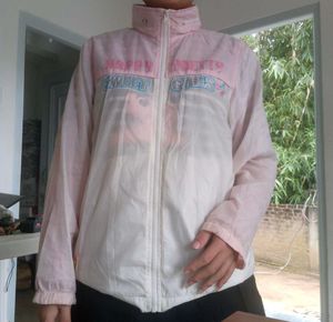 Cute Pink Windbreaker Jacket