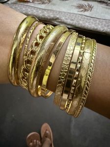 Golden Bangle Set