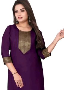 Elegant Purple Kurti