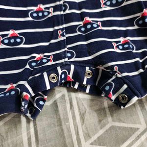 Half Sleeve Shirt Dungaree Set