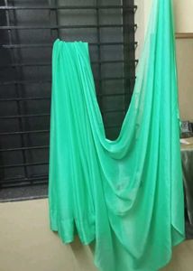 Simple And Beautiful Saree X With Stiches Blowse