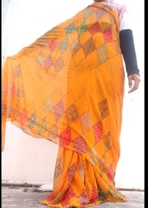 Orange Saree