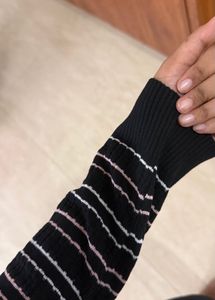 Striped Knit Sweater