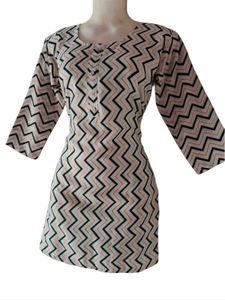 Zigzag Print Short Kurti