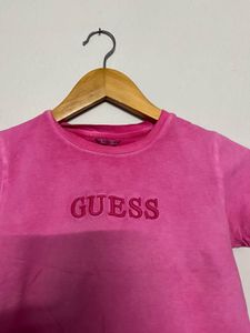 Guess Pink Graphic Tee
