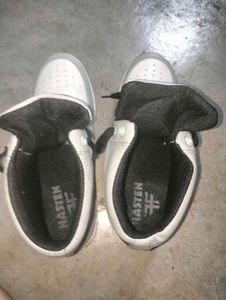 High Jordan Style Shoes Grey White