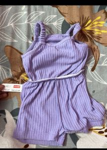 Cute Purple Babyhug Playsuit..!