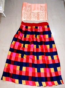 Pure Silk Lehenga Choli Material From Kalyan Silks
