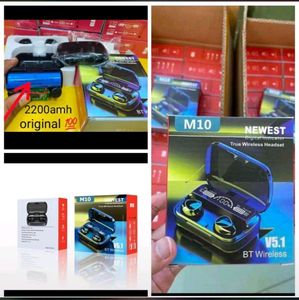 Airbuds M-10 Powerbank Buds 2000mah Battery
