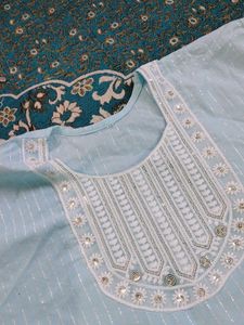 Elegant Light Blue Kurta