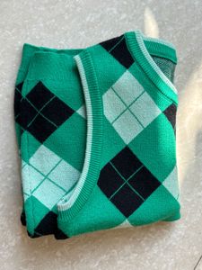 Argyle woollen Knit Dress