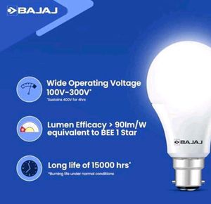 Brand New 4 Pcs Bajaj 9w LED Bulb