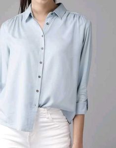 Roadster Women Blue Regular Fit Solid Casual