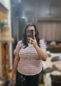 Aesthetic Beautiful Aero Jeans Womens Top 🖤❤️