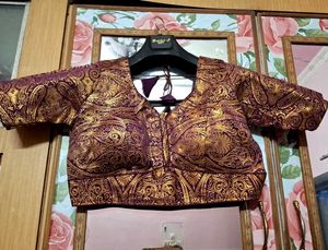 Paisley Brocade Blouse