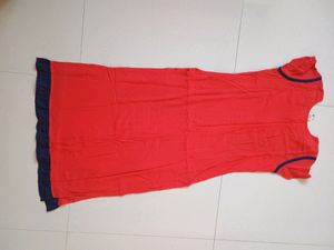 Beautiful Red Colour Kurti