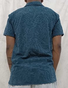 Vintage Textured Polo Shirt