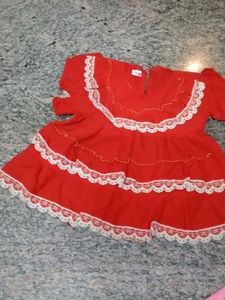 Vintage Green Dress set Of 4 frock