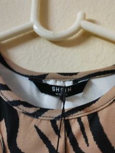 Shein Zebra Print Tank Top