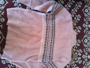 Pink Patterned Sweater
