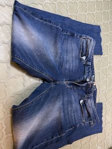 Blue Denim Jeans7/8  US size 10