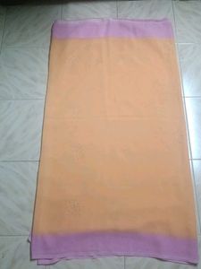 Peach &amp; Pink Saree