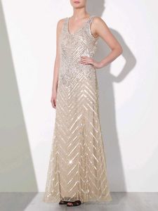 Sequence Long Dress Gala Prom Party Gown