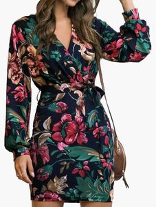 Floral Wrap Dress