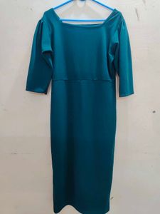 Emerald Green Midi Dress