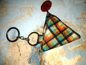 Unique Plaid Pouch Keychain✨