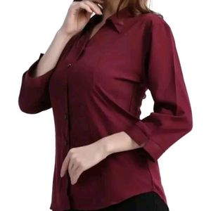 Mahroon Shirt For Women