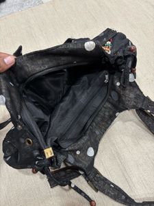 Vintage Boho Black Bag