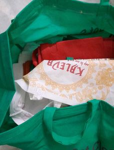Printed Colourful Shopping Bags